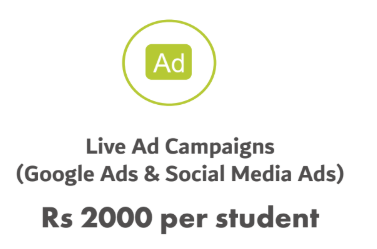 WMA Digital Marketing Fees includes Live Ad Campaigns